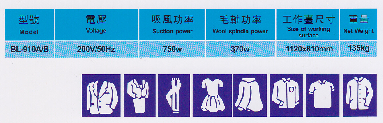 BL－910A/910B型掃毛機(jī)