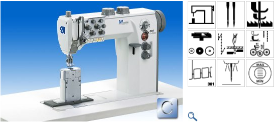 868-290322經(jīng)典型 M-TYPE 雙針柱式底板縫紉機