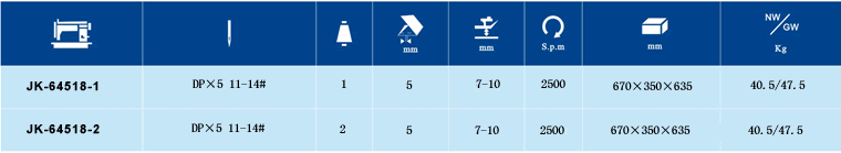 JK-64518 立柱式針?biāo)土掀娇p機(jī)