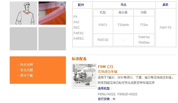 F007J-U222，F(xiàn)007JD-U222 花飾滾邊車縫