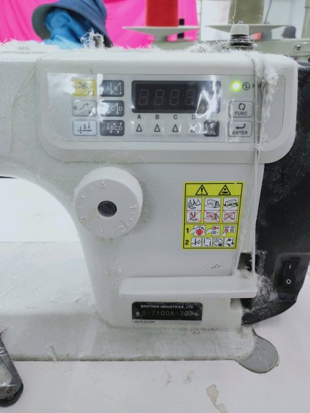 兄弟(brother)S-7100A-303缝纫机，怎么调最高转速？